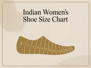 indian shoe size chart women